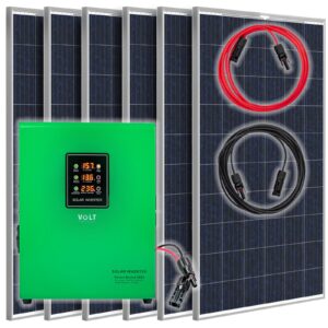 Zestaw solarny fotowoltaiczny do grzania wody (Panel solarny, Przetwornica) VOLT POLSKA