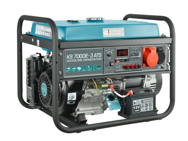 Agregat generator prądu benzynowy. KS 7000E-3 ATS 5000w 400v. Könner & Söhnen. KS