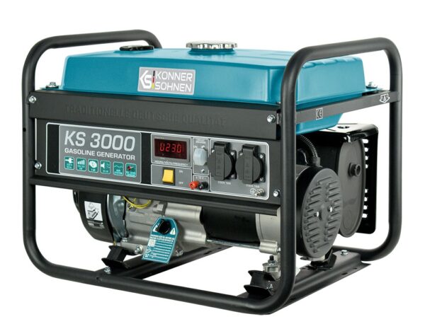 Agregat generator prądu benzynowy. KS 3000 2600W 230v. Könner & Söhnen. KS