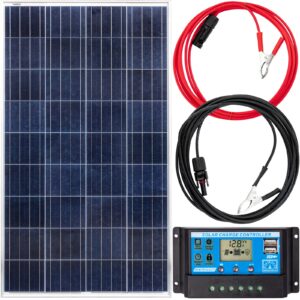 Zestaw solarny/ fotowoltaiczny 140W 18V (panel solarny 140W, regulator napięcia 10A) VOLT POLSKA