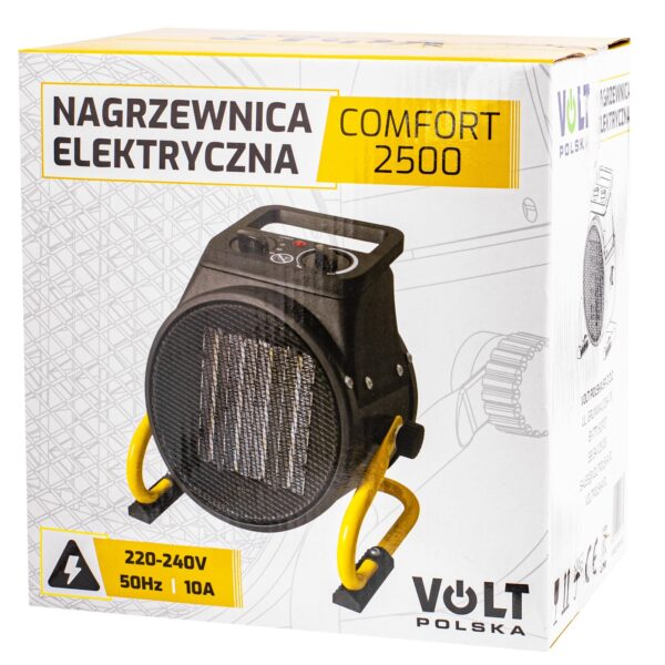 Nagrzewnica elektryczna grzejnik farelka z termostatem 2,5 k. W COMFORT VOLT POLSKA