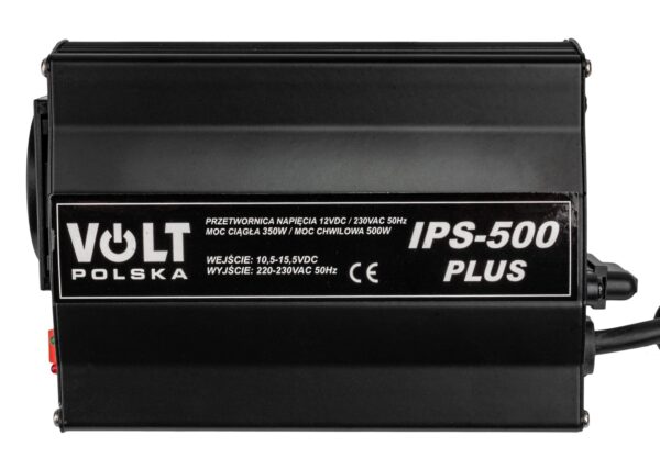 Przetwornica napięcia prądu. IPS-500 PLUS (12V/230V/500W) VOLT POLSKA