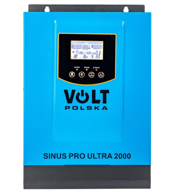 Inwerter solarny. SINUSPRO ULTRA 60A MPPT (12V/230V/2000W) VOLT POLSKA