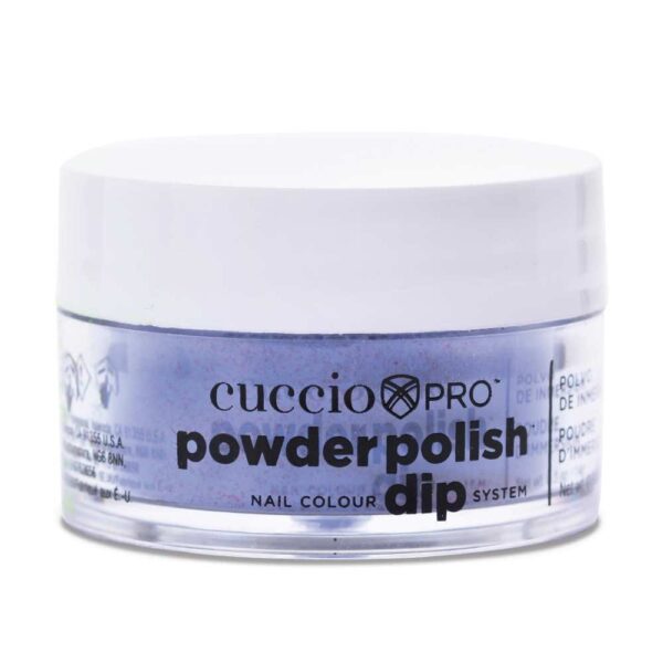 5595 DIP SYSTEM PUDER Purple. With. Red. Glitter 14 g[=]