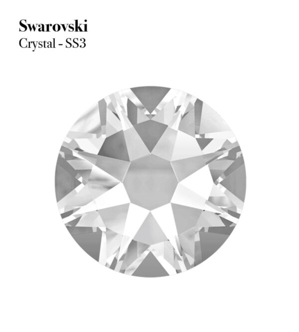 Cyrkonie. Swarovski. Crystal. SS3 - 100 szt.