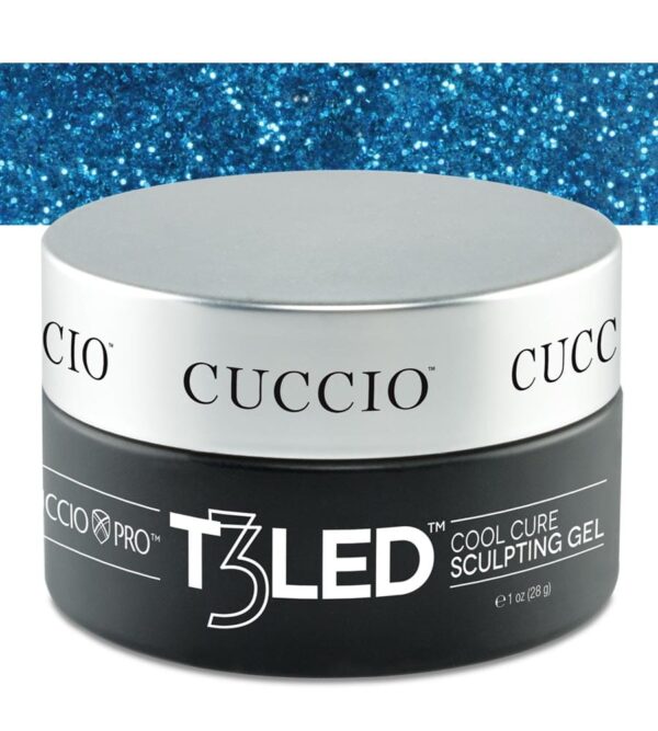 Żel. T3 LED galarretta. BROKAT SMURF GLITTER 28 g[=]