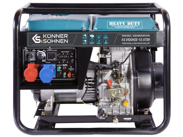 Agregat generator prądu diesel. KS 8100HDE 1/3 ASTR 6500w. Könner & Söhnen. KS