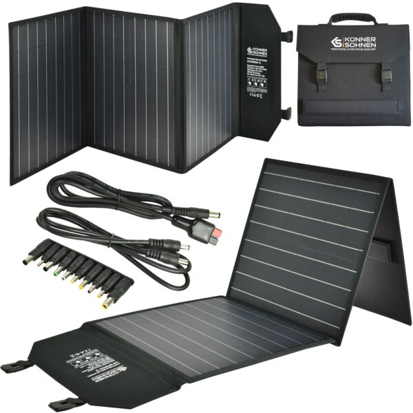 Przenośny panel solarny travel 60W KS SP60W-3 USB SKŁADANY Könner&Söhnen. KS