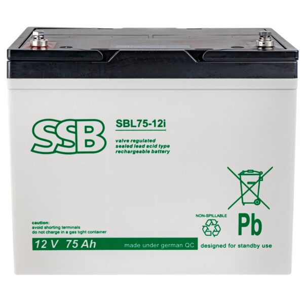 Akumulator bateria. AGM SSB SBL 12V 75Ah. Do wózka inwalidzkiego