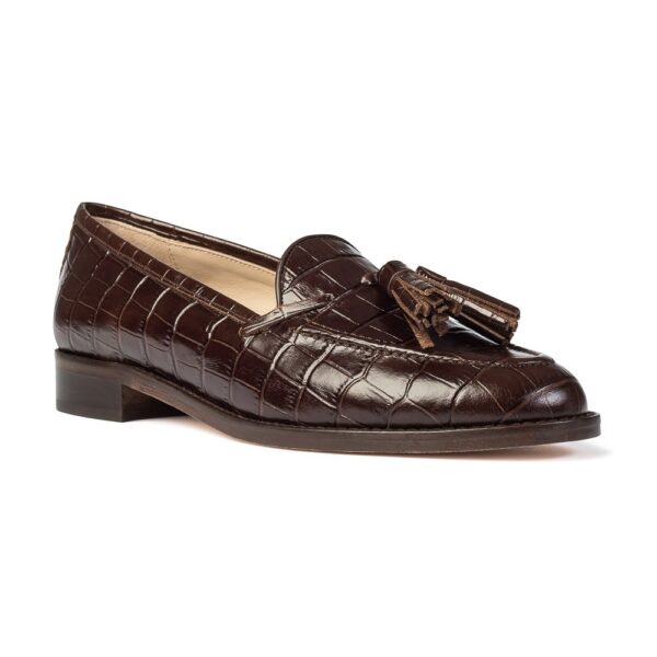 Tassel loafer brązowe z chwostami Cavaccino  39