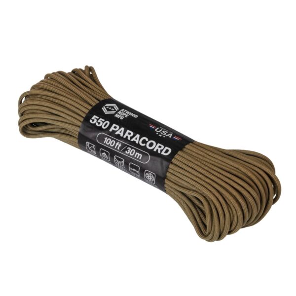 Linka Paracord 550 ATWOOD (4mm/30m) Nylon Coyote (CD-PC1-NL-11)