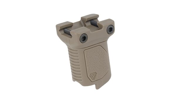 Angled Vertical Grip - SI-AR-CMAG-RAIL-S-FDE - Strike Industries