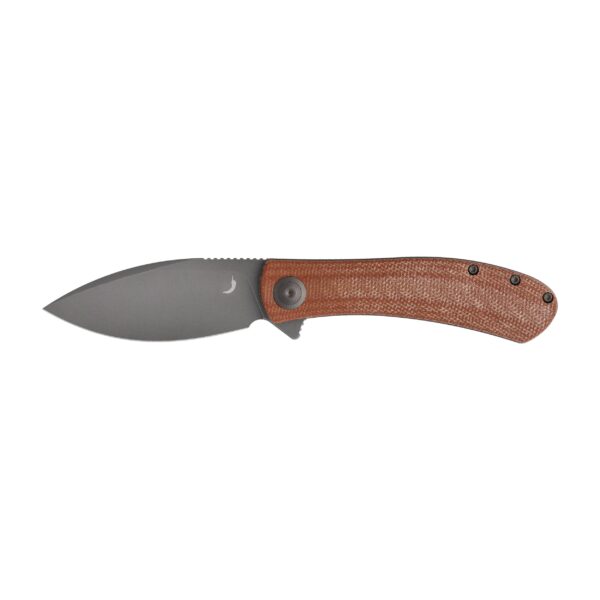 Nóż składany Trollsky Knives Mandu brązowy/stalowe ostrze Micarta (MT006)