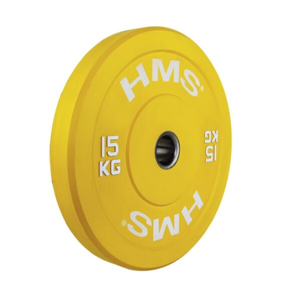 Obciążenie olimpijskie gumowane CBR15 15 kg - HMS