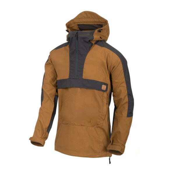 Kurtka HELIKON Anorak WOODSMAN DuraCanvas czarna (KU-WDN-DC-01)