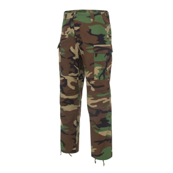 Spodnie bojówki HELIKON BDU Mk2 PolyCotton Ripstop US Woodland (SP-BD2-PR-03)