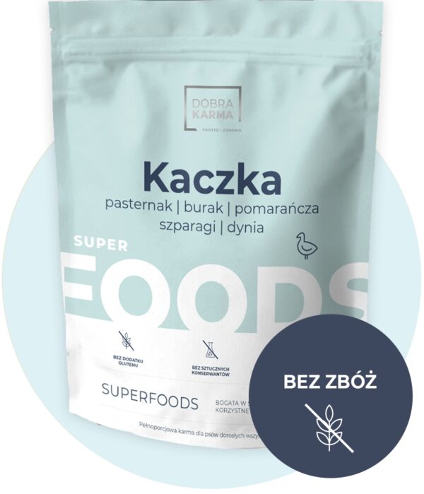 LINIA SUPERFOODS - kaczka | pasternak | burak | pomarańcza | szparagi | dynia 2 kg