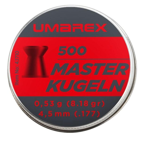 Śrut 4,5 mm diabolo Umarex Masterkugeln płaski 4,5/500 (4.1710)