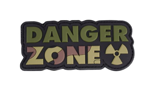 Naszywka 3D - Danger Zone - Woodland - 444130-7330 - 101 Inc.