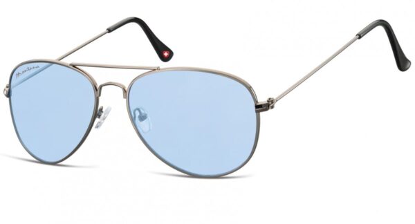 Niebieskie Okulary Przeciwsłoneczne Pilotki Aviator Montana FS86