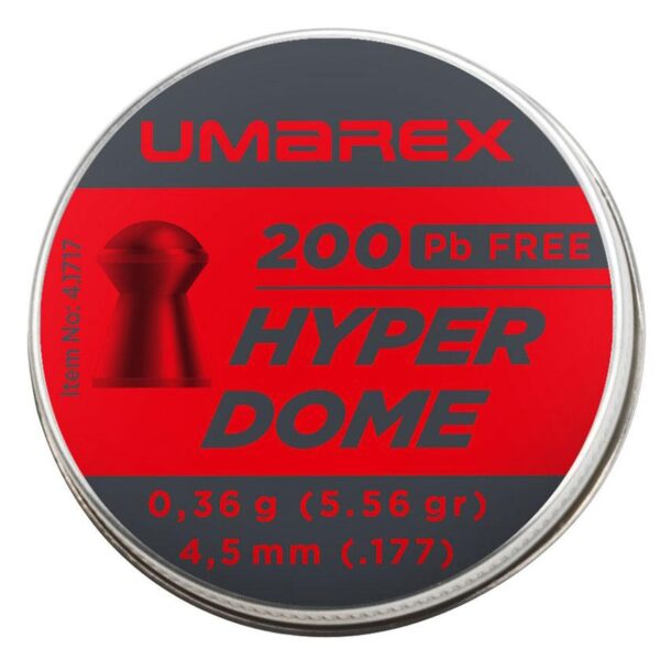 Śrut 4,5 mm diabolo Umarex Hyperdome grzybek 300 szt. bezołowiowy (4.1717)