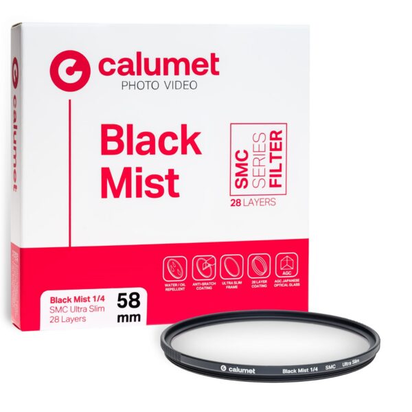 Calumet Filtr Black Mist 1/4 SMC 58 mm Ultra Slim 28 Layers