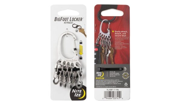 Organizer Nite Ize BigFoot Locker KeyRack - Spectrum - KLKBF-07-R3