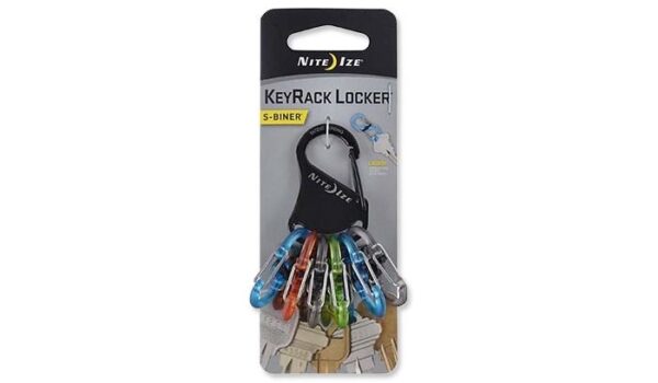 Brelok Nite Ize Plastic S-Biner KeyRack Locker - Czarny - KLKP-01-R3