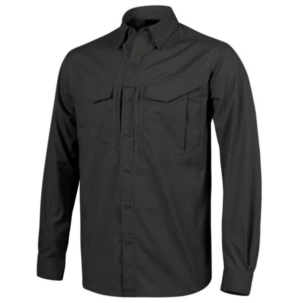 Koszula Helikon DEFENDER Mk2 long sleeve PolyCotton Ripstop Czarny-Black (KO-DF2-PR-01)