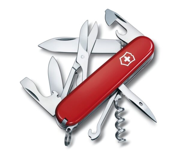 Scyzoryk Victorinox Climber, 14 funkcji, dł.91 mm, czerwony (1.3703)