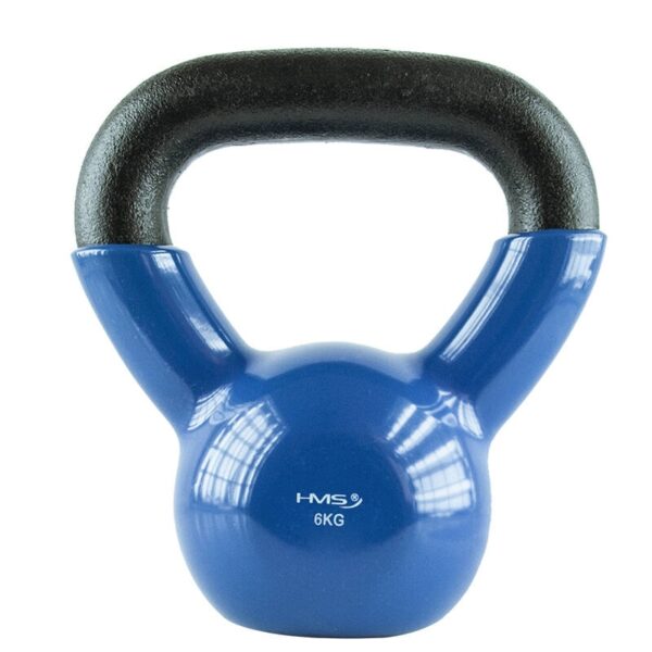 Hantla winylowa żeliwna kettlebell 6 kg - HMS