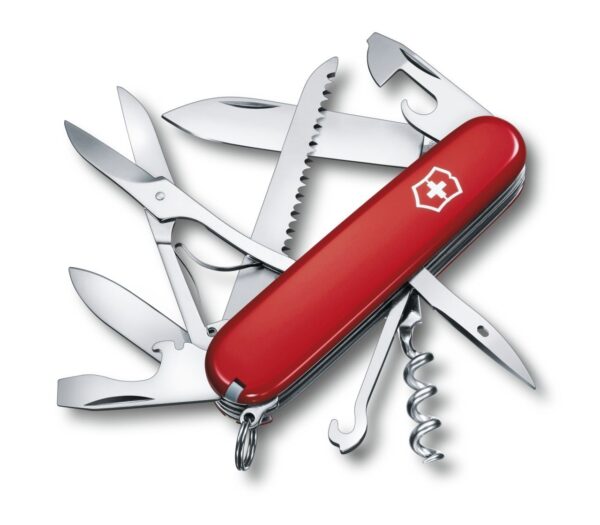 Scyzoryk Victorinox Huntsman, 15 funkcji, dł.91mm, czerwony (1.3713)