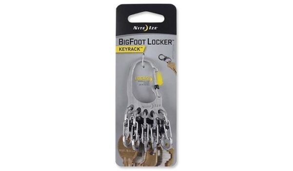 Brelok Nite Ize BigFoot KeyRack Locker - Stalowy - KLKBF-11-R6