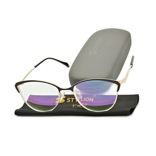 Plusy +2.00 damskie okulary do czytania korekcyjne z antyrefleksem ST317BR