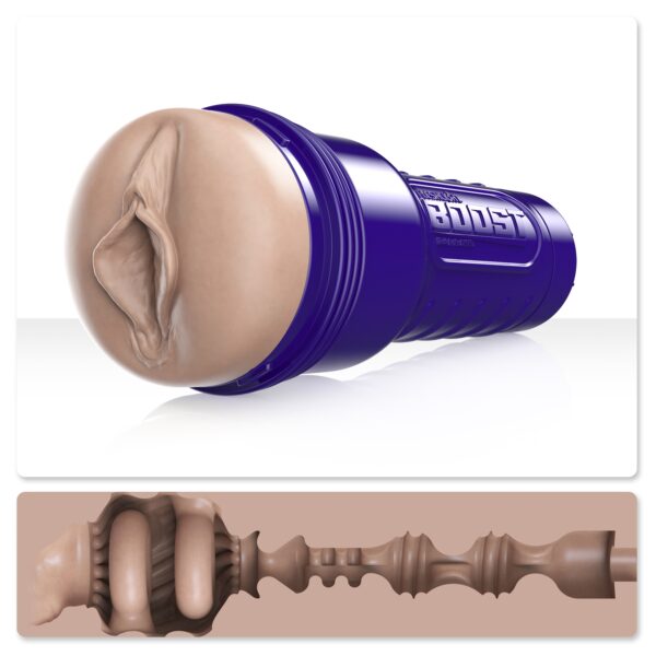 Fleshlight - Masturbator Boost Bang Realistyczna Cipka Cielisty