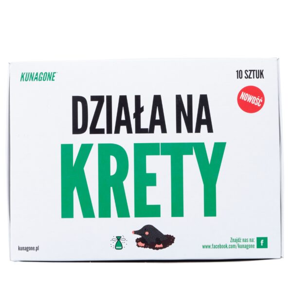 Naturalny odstraszacz Kunagone na krety 10 - pak (KR01PL)