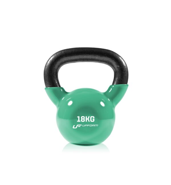 Hantla winylowa żeliwna Kettlebell 18 kg - UpForm