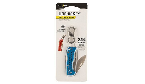 Nóż Nite Ize DoohicKey Key Chain Knife - Niebieski - KMTK-03-R7