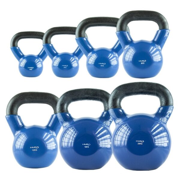 Hantla winylowa żeliwna kettlebell 8 kg - HMS