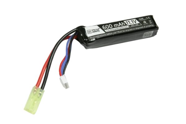 Akumulator LiPo 7,4V 600mAh 20/40C do PDW - Tamiya mini (SPE-06-029217)