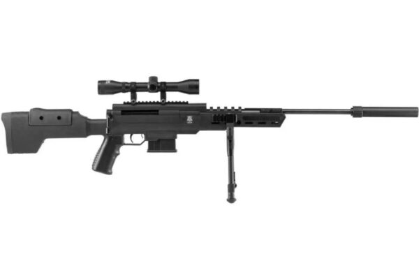 Karabinek wiatrówka Black Ops Sniper kal.4,5 mm GAS-RAM - zestaw, Ekp do 17J (B1090)