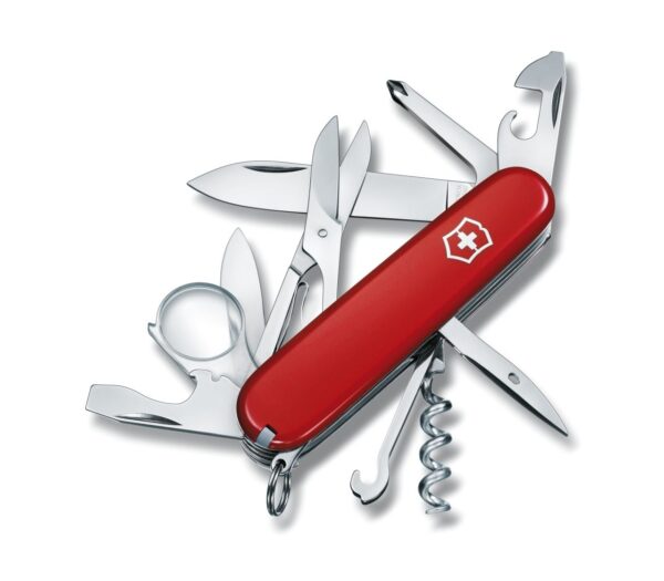 Scyzoryk Victorinox Explorer, 16 funkcji, dł.91 mm, czerwony (1.6703)