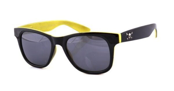 Okulary przeciwsłoneczne czacha Nerdy 2060B black-yellow