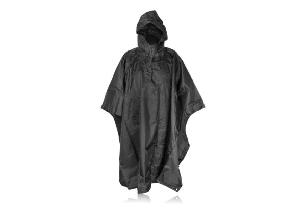 Poncho pałatka peleryna Helikon U.S. Model - Czarny-Black (PO-MUS-PO-01)