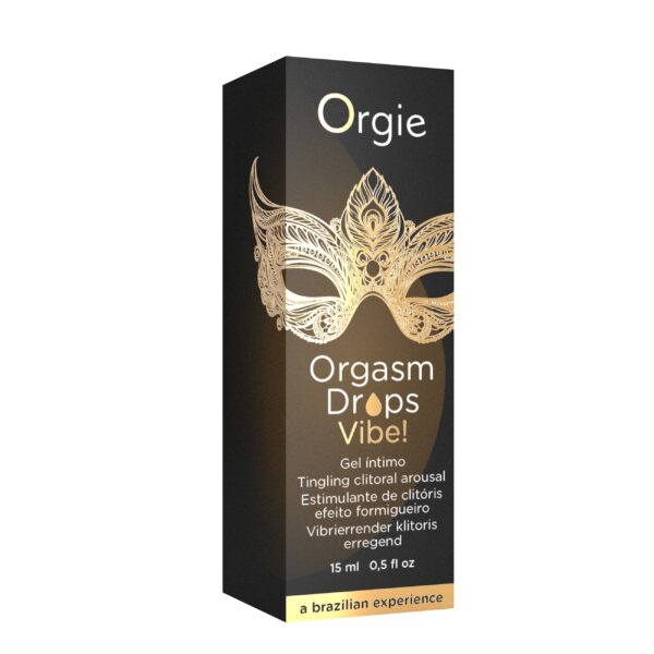 Żel krople orgazmowe jak wibrator - Orgie Orgasm Drops Vibe! 15 ml