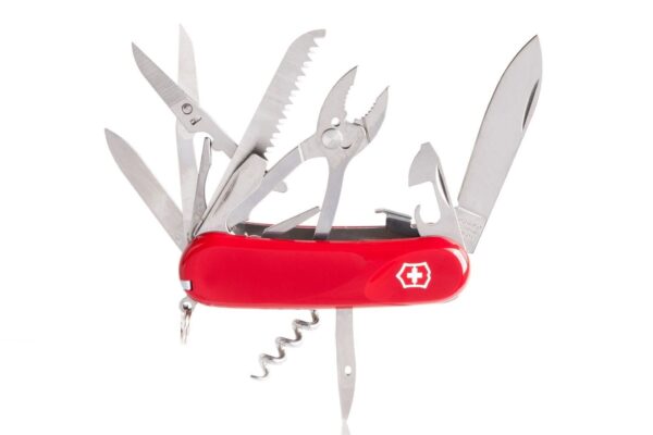 Scyzoryk Victorinox Evolution S52, 20 funkcji, dł.85 mm, czerwony (2.3953.SE)