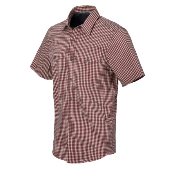 Koszula HELIKON Covert Concealed Carry Short Sleeve -  - Dirt Red Checkered - M/Regular (KO-CCS-CB-C5-B04)