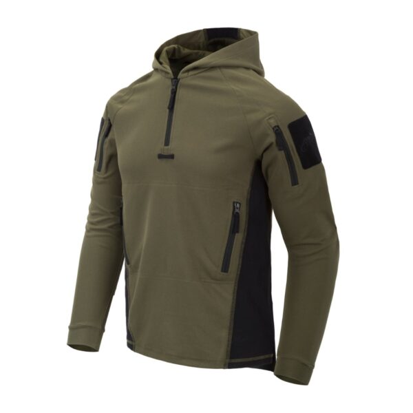 Bluza HELIKON RANGE HOODIE - TopCool - Olive/Czarny A (BL-BRH-TC-0201A)