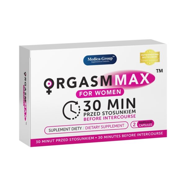 Orgasm Max for Women - kapsułki na wywołanie podniecenia i orgazmu