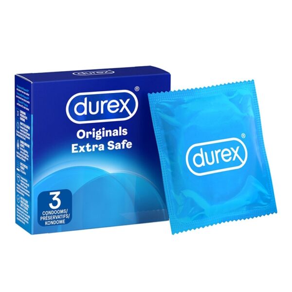 Durex - Prezerwatywa Durex Extra Safe Grubsza I Mocniejsza 3 szt